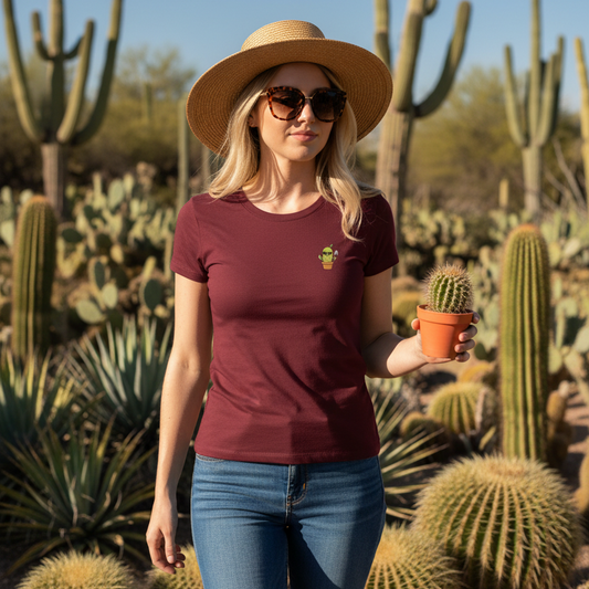 Mr. Cactus  🌵 Damen Premiumshirt