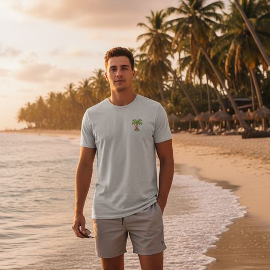 happy palm  🌴 Herren Premiumshirt