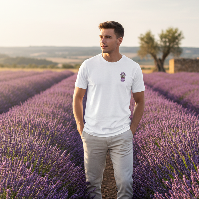 yoga lavendel  🧘‍♀️ Herren Premiumshirt