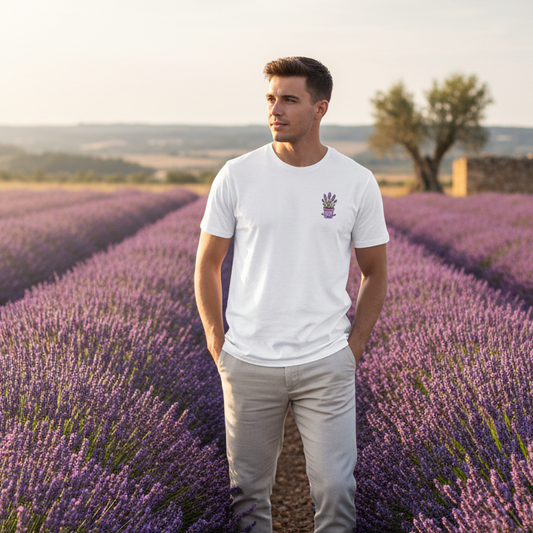 yoga lavendel  🧘‍♀️ Herren Premiumshirt