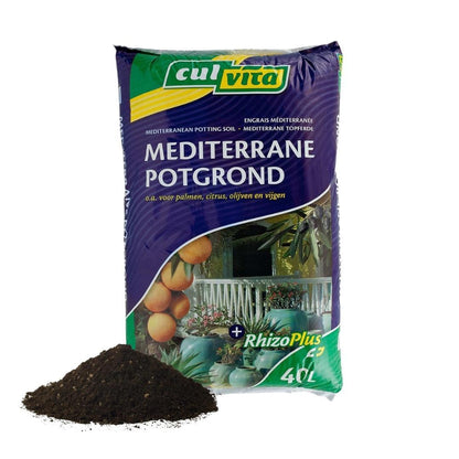 Mediterrane Blumenerde 40 Liter inklusive RhizoPlus