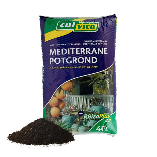 Mediterrane Blumenerde 40 Liter inklusive RhizoPlus