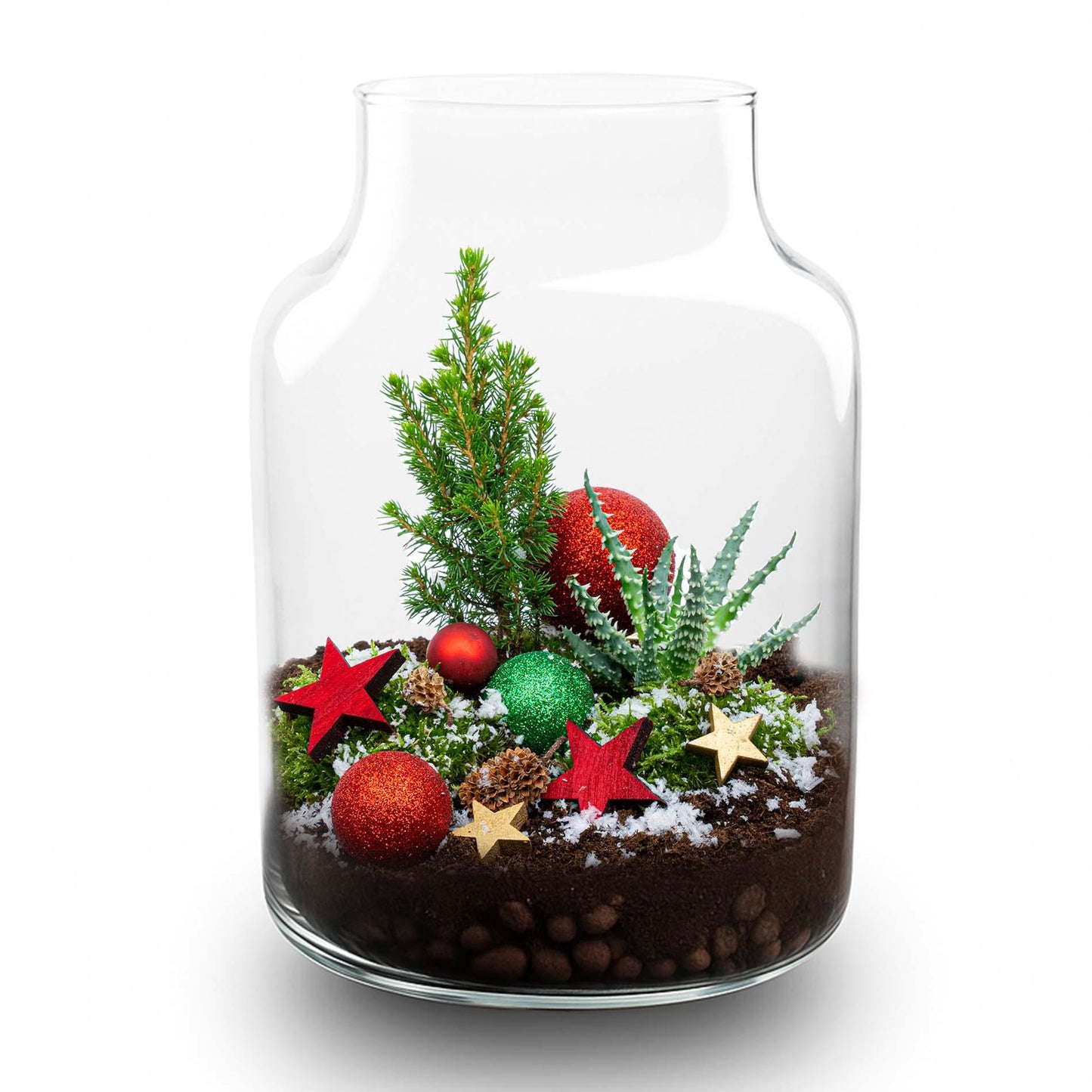 Weihnachts-Terrarium  DIY kit Christmas -  -  Ø 17 cm ↑ 25 cm