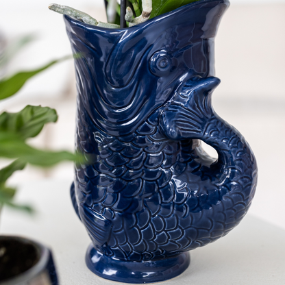 Set Orchidee Lima und Sukkulenten in keramischen Ziertöpfen – Topfgröße Ø9 cm & Ø6 cm
